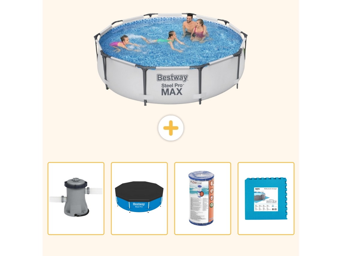 Bestway Piscina Bestway Steel Pro Max Redonda - 305x76 Cm - 7-peças S254