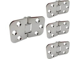 Conjunto De 4 Dobradiças Dobráveis Em Aço Inoxidável 316 Para Mesas, Dobradiças De Topo Plano Para Barcos, Dobradiças De