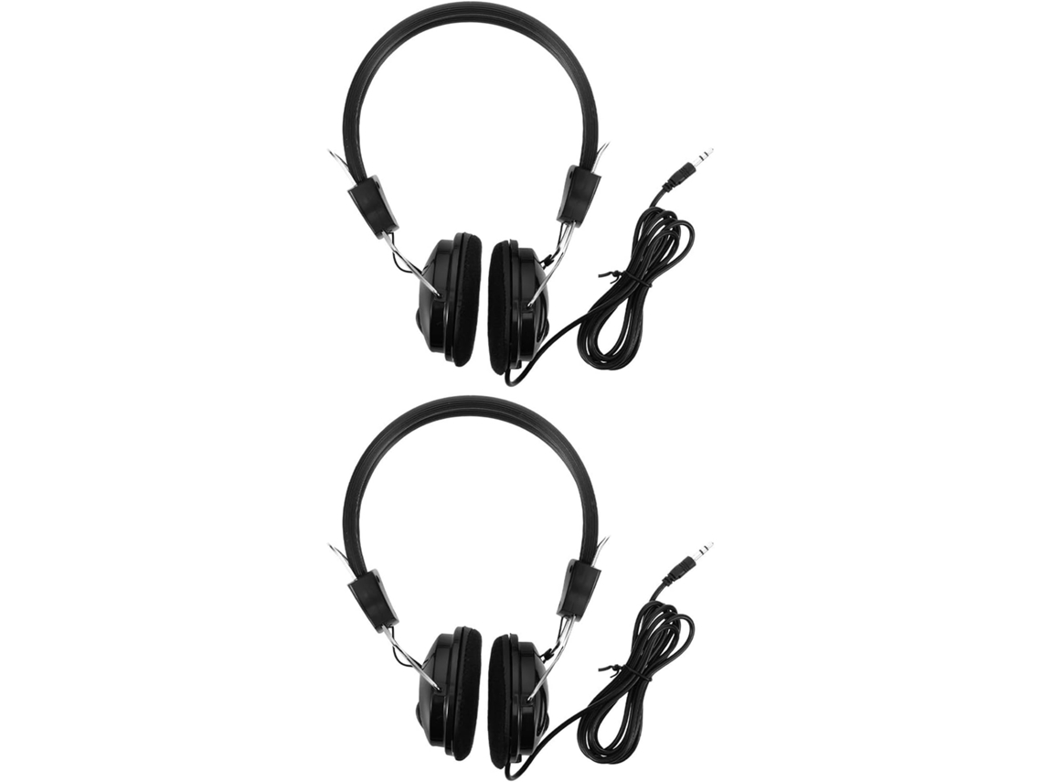 Hemobllo 2 Unidades De Fones Ouvido Com Fio E Cancelamento Ruído Para Detector Metais, Com Faixa De Cabeça Ajustável