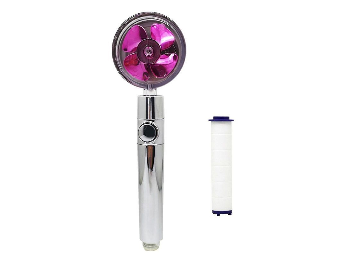 Cabeça De Chuveiro De Alta Pressão Com Massagem 360° Giratória E Economia De Água Até 40% Roxo