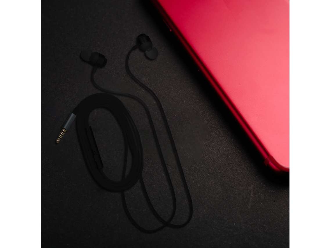 Aetheria fone de Ouvido Intra auricular com Isolamento de Ruído, Bass Extra e Microfone para Iphone Qd 31