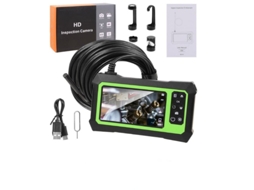 Câmera De Inspeção Endoscópica 4,3 Lcd 1080p Hd Ip67 Com 8 Led