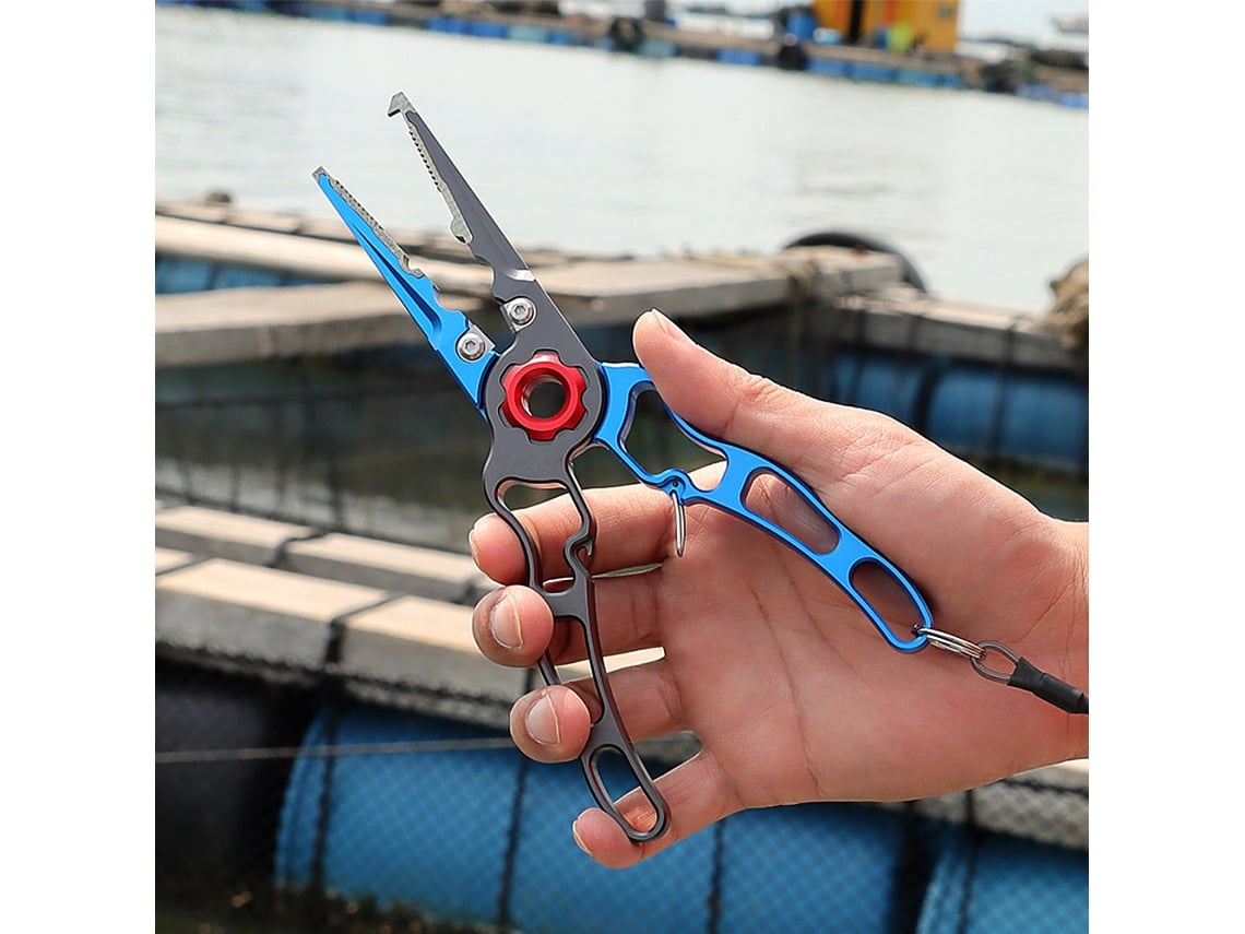 Alicate de Pesca Alumínio com Acessórios Práticos