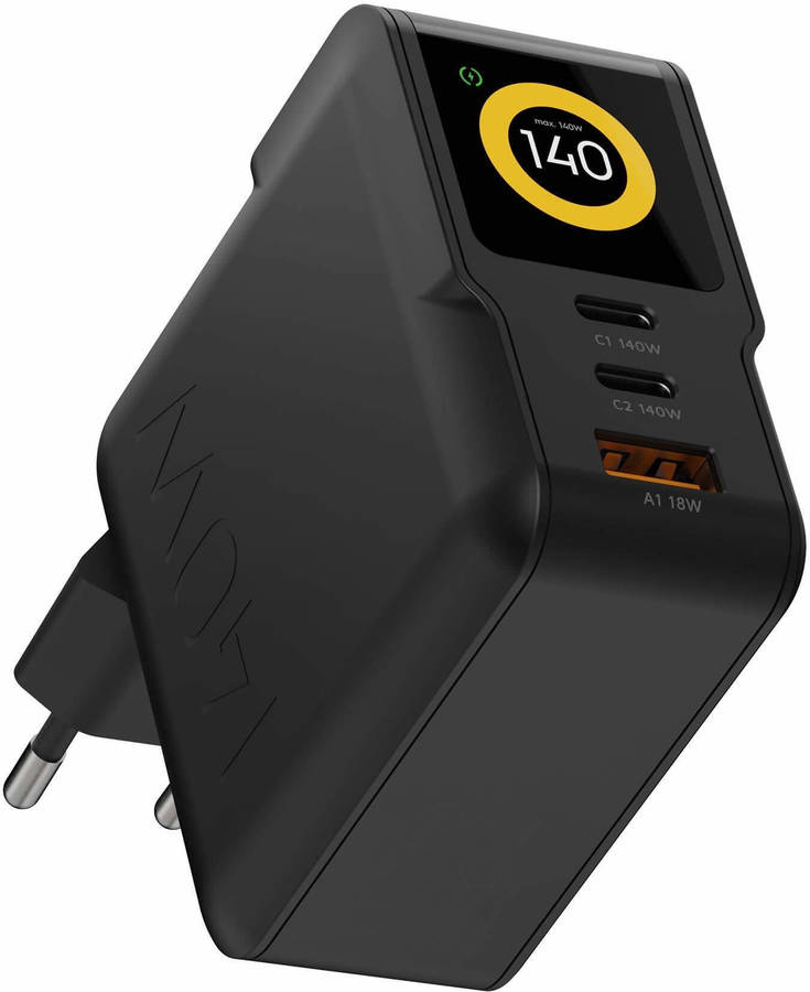 Carregador XTORM 2x USB-C 140W - USB-A 18W
