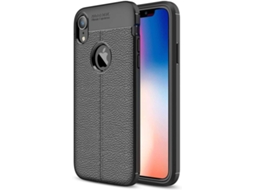 Capa iPhone XR PHONESHIELD Rugged Leather Preto