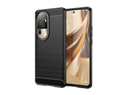 Capa De Celular Em Tpu Com Textura Escovada De Fibra De Carbono Para Oppo A78 4g