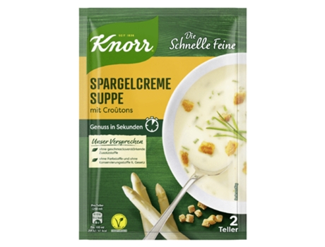 Creme Espargos e Croutons KNORR