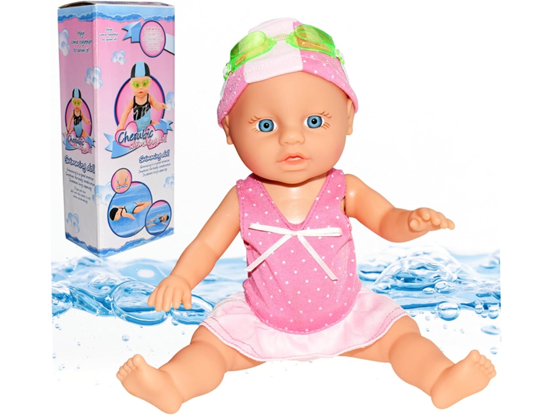 Boneca Aquática Elétrica Para Crianças, Nada Sozinha Com Movimentos