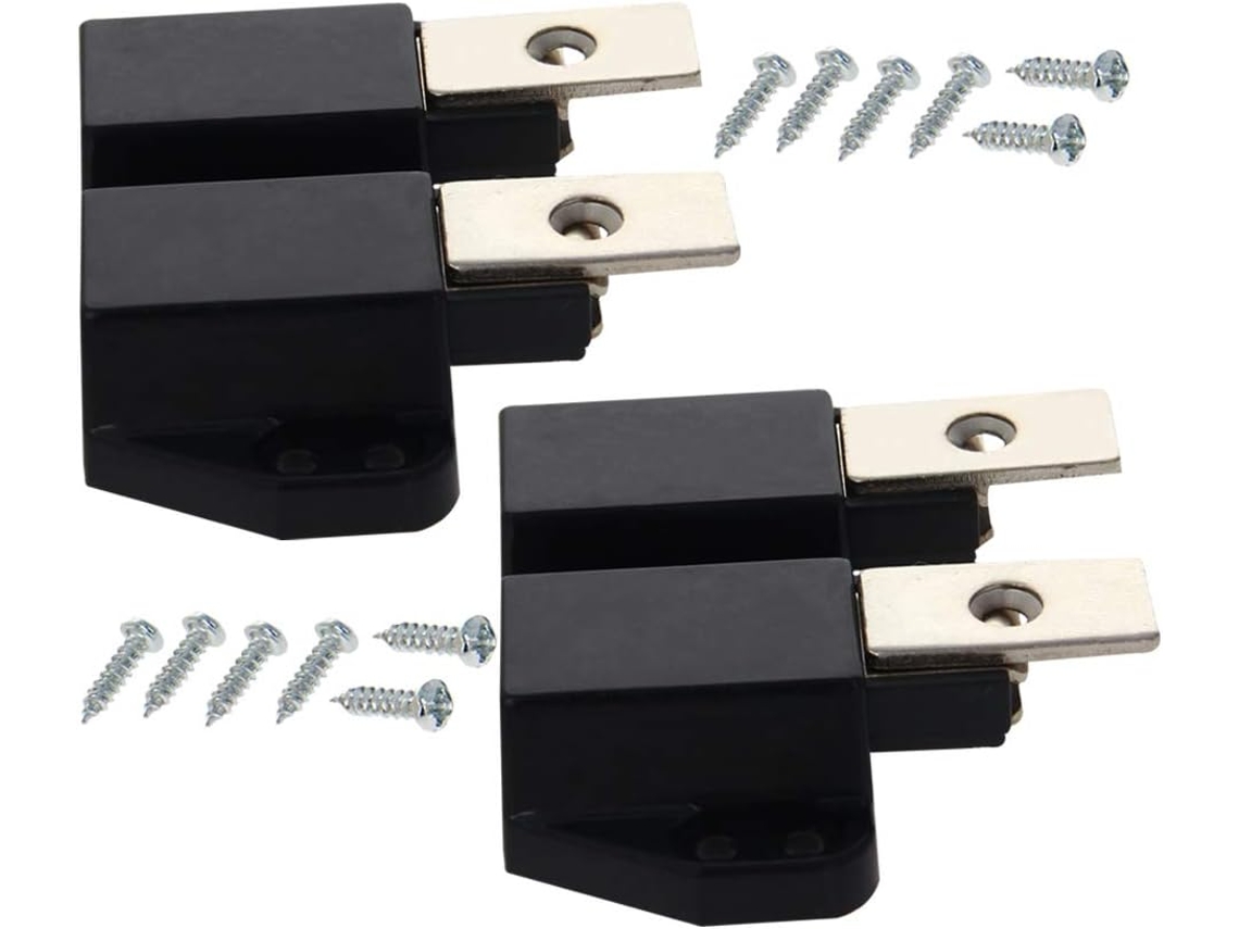 Fecho Magnético De Pressão Duplo Mromax 2, 68de Comprimento Porta De Armário, Preto, 2 Peças