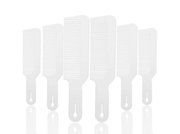 6 pentes de barbear, resistentes ao calor, 23cm, para corte e estilo de cabelo, preto | S/MARCA