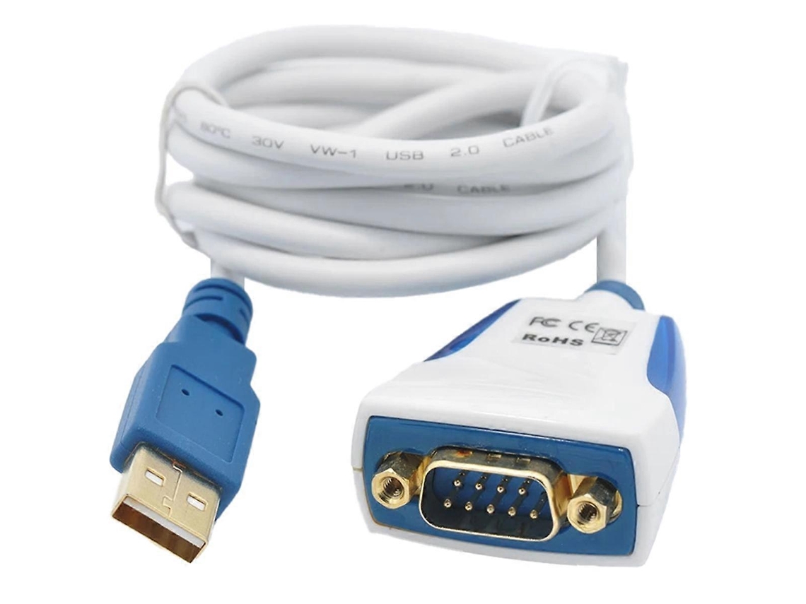 Cabo conversor USB para RS232 (modelo mais recente 2025), adaptador serial USB para RS232 DB9 de 1 m, Slowmoose