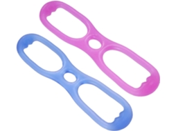 Nolitoy 2 Unidades De Faixas Elásticas Resistência Para Desenvolvimento Do Peito, Em Silicone, Musculação