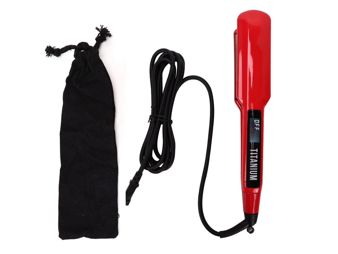 Prancha de cabelo elétrica dupla função com infravermelho, modeladora para alisar e ondular cabelos (modelo 2026).
