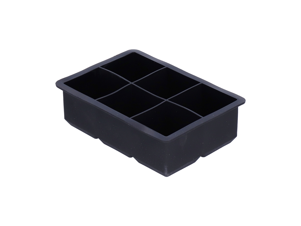 Forma de Cubo de Gelo Silicone 6 Moldes S/MARCA