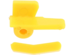 Protetor de cabeça para máquina trocadora de pneus (2 peças), revestimento amarelo antirrisco.
