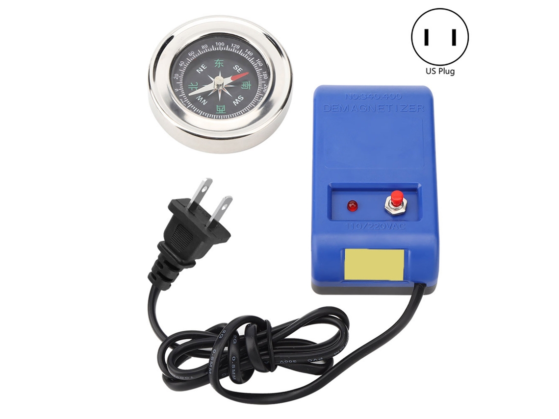 Ferramenta De Desmagnetizador Eléctrico Com Bússola Para Reparação De Relógios Degausser