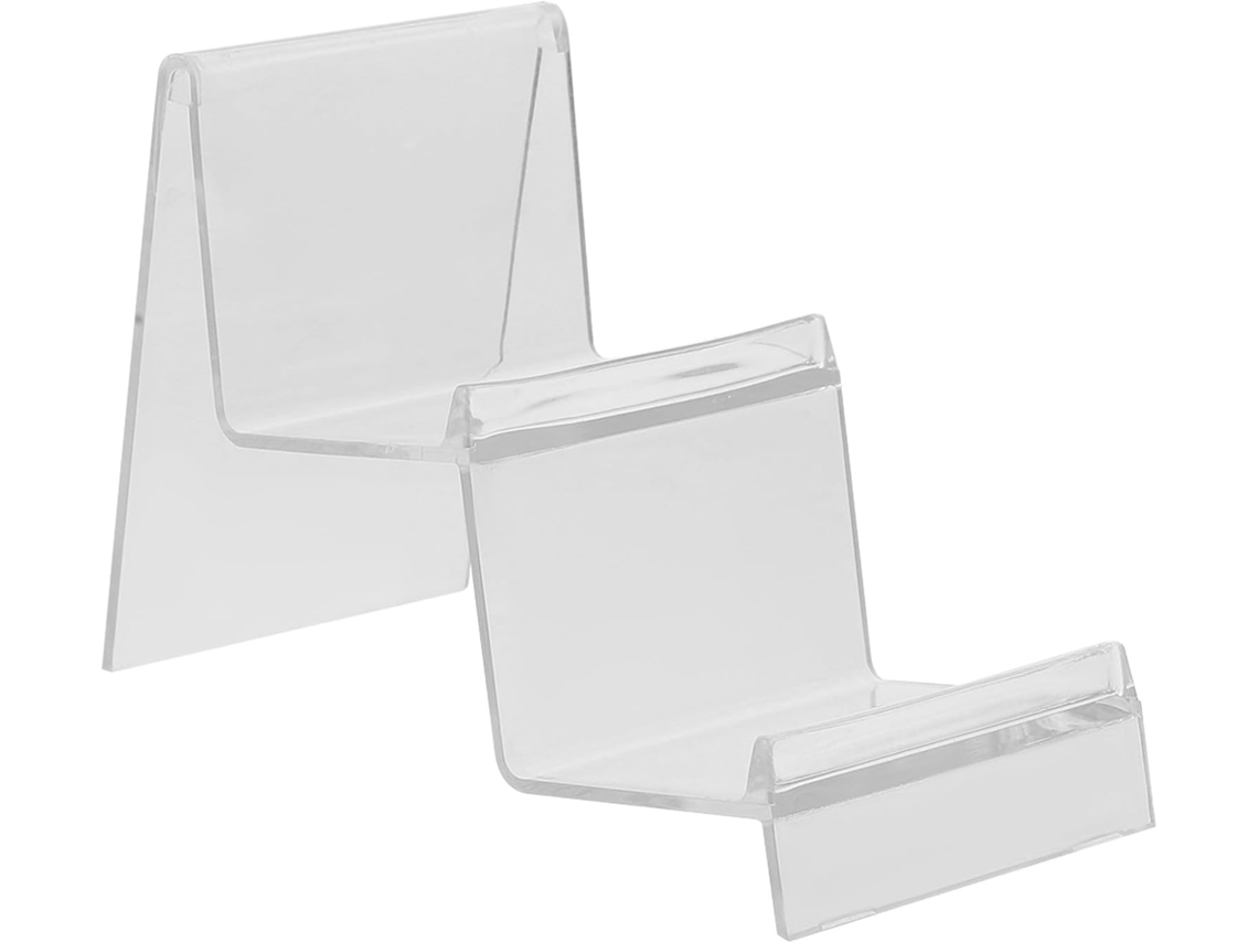 Suporte Para Bolsas Gatuida Em Acrílico Transparente, 2 Níveis, 7cm De Largura, Organizador Para Bolsas E Joias, Ideal
