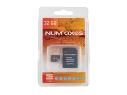 Cartão SD com Adaptador NUM'AXES 32 Go Classe 10