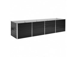 Raised Bed, Raised Beds Vidaxl Antracite Aço (320 X 80 X 77 Cm)