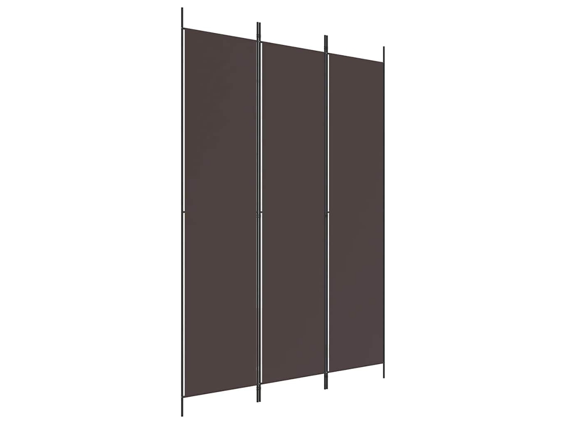 Room Divider, Room Dividers Vidaxl Marrom Tecido (150 X 220 Cm)