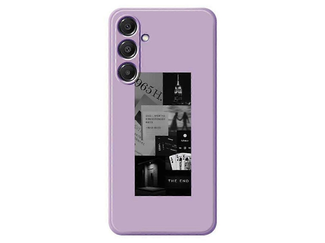 Capa Tpu Para Samsung Galaxy A16 5g, Roxa, Elysve