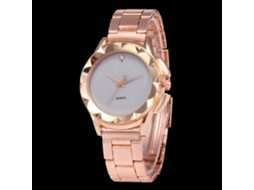Reloj De Cuarzo Unisex Con Correa De Acero Color Gris Zhoulianfa