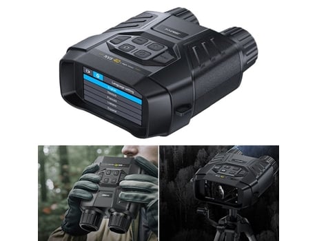 Jumelles De Visão Noturna Nvs 40 4k Zoom Digital 6x 300m Para Observação De Caça E Camping Dual Dia/noite Mioloe