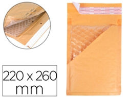 Envelope Borbulhas Q Connect Creme E/2 220X260mm Caixa de 100