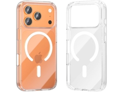 Funda Dura Con Magafe Vention Concie Impact Kvbtcd-40- Compatible Con Iphone 17 Pro Max- Tranparente