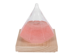 Bottle de Previsão do Tempo Diamante Rosa Decoração