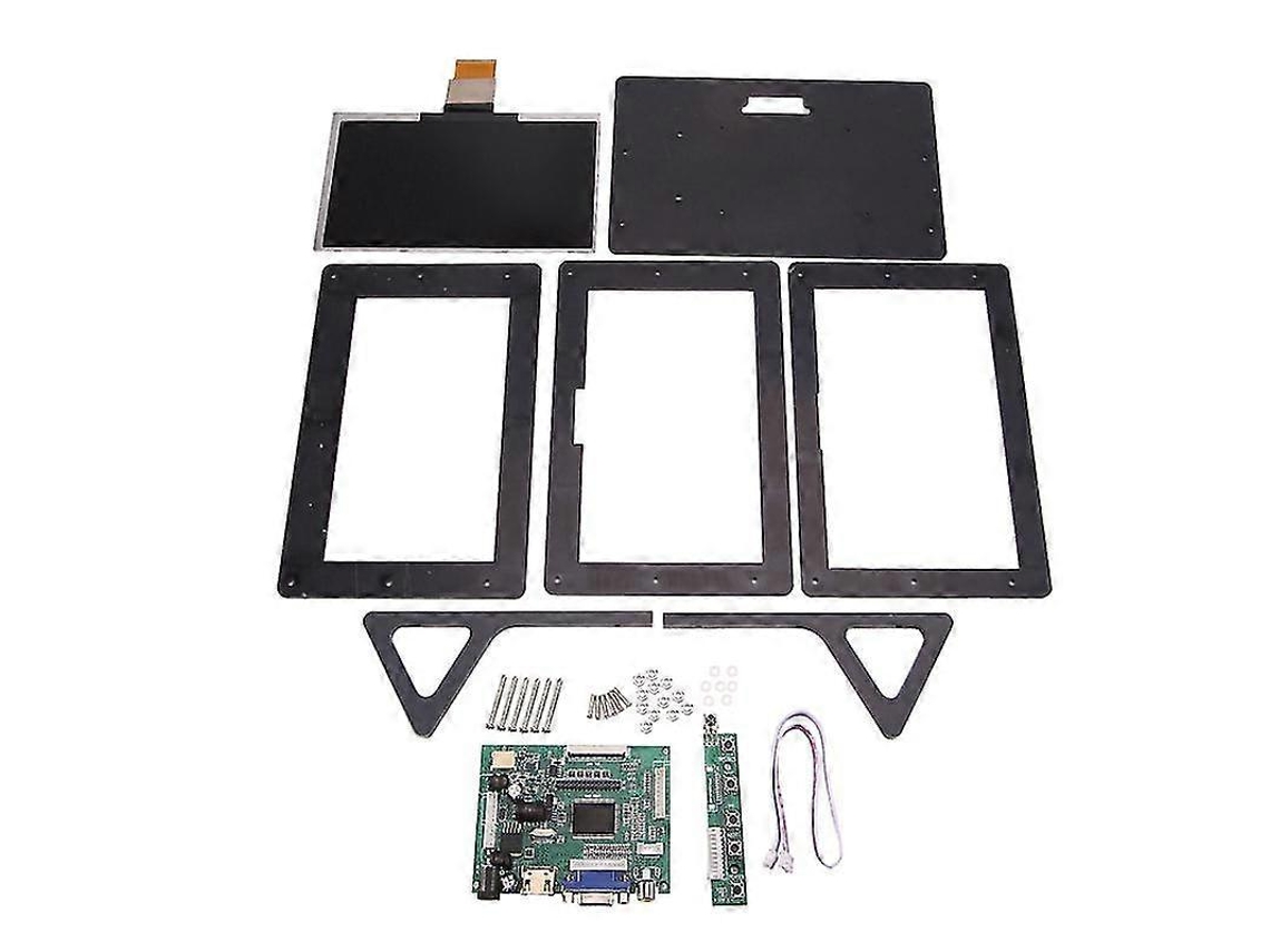 Adequado Para Raspberry Pi 4b / 3b / 3b / 2b Hd Ips Display 50 Pinos 7 Polegadas Tela Dividida 1024x600 VONKELIOS