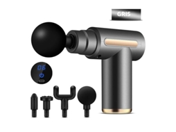 Massageador Vibratório com Cabeças de Massagem de Rolos para Relaxamento Muscular e Condicionamento Físico. MDUG (tela Sensível Ao Toque Cinza)