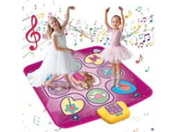 Tapete De Dança Eletrônico Para Meninas E Meninos De 3 A 12 Anos, Cria Música, Música Integrada, 5 Modos De Jogo Siurn (Outlet Caixa Aberta)