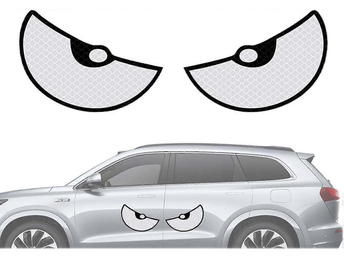Fita Refletora para Carro, Fita Refletora para Motocicleta Adesivos de Advertência para Carro com Formato de Olho de Gato, Adesivos Multiuso Pa GOKOCO