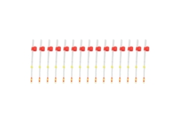15pcs Vara de Pesca de Gelo Mini Extensível 100mm