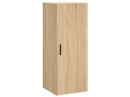 Wall Mounted Cabinet, Wall Mounted Cabinets Vidaxl Marrom Madeira Processada (n/a)