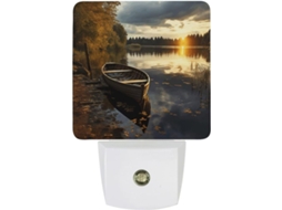 Luminária Noturna De Parede Led Com Plugue, Luminária Noturna Com Acendimento Automático, Luminária Noturna Com Sensor