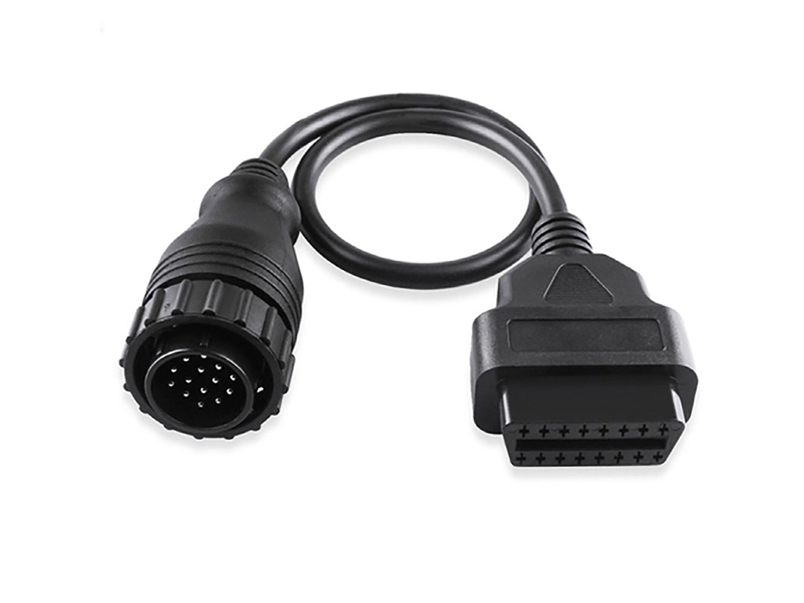 Adaptador Zruxe Obd2 14 Para 16 Pinos 40cm Preto (compativel Com Mercedes Benz)