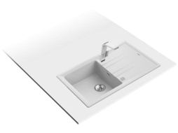 Teka Lava Louça Stone 50 Btg 1C 1E Branco