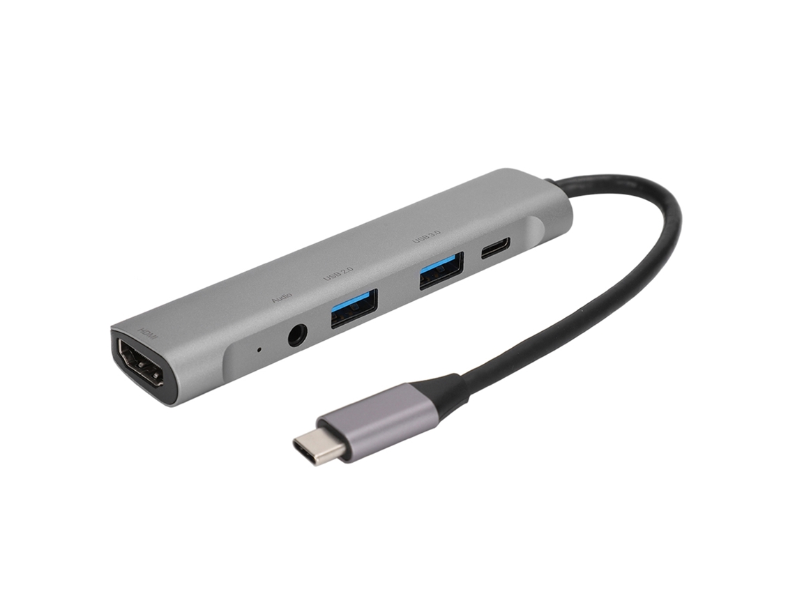 Docking Station (type-c Para Hdmi Carregamento Pd 60w) Hub Type-c 5 Em 1 Doca De Expansão Multifuncional Divisor Usb