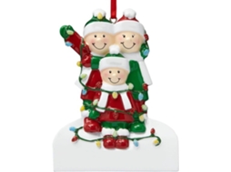 Decoração Em Forma De Bonhomme De Neige Com Suspensão