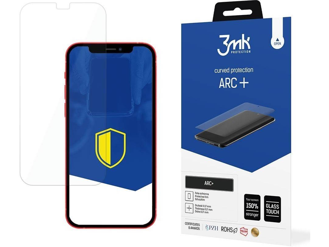 Película Vidro Temperado Apple iPhone 12 Mini 3MK Arc Plus