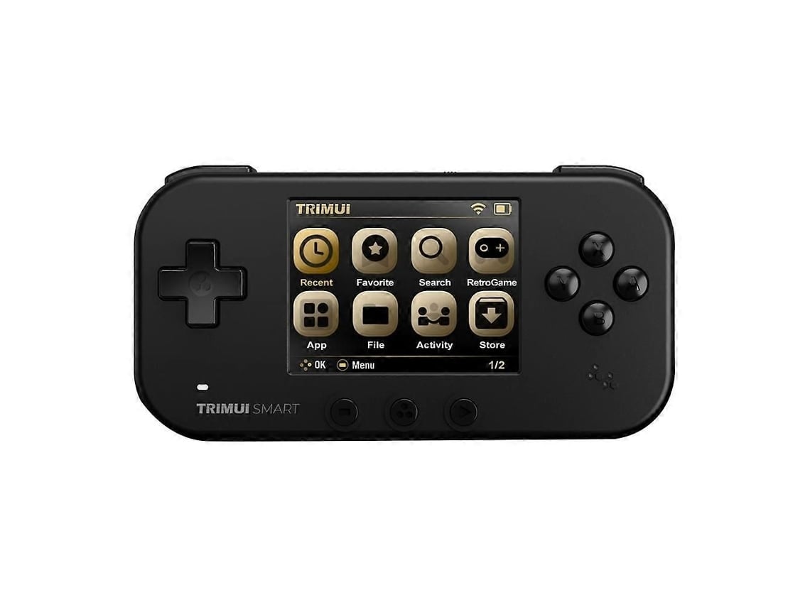 Console de Jogos Inteligente para Ampown com Tela Ips de 2,4 Polegadas, Código Aberto, Estilo Retrô, Portátil, com Wi fi, Preto. GOKOCO