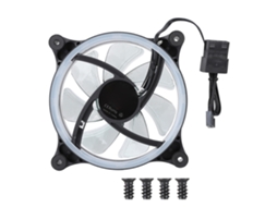 Rs-15 Mini 120mm Led Dual Halo Eclipse Cooler De Ar Silencioso Para Computador