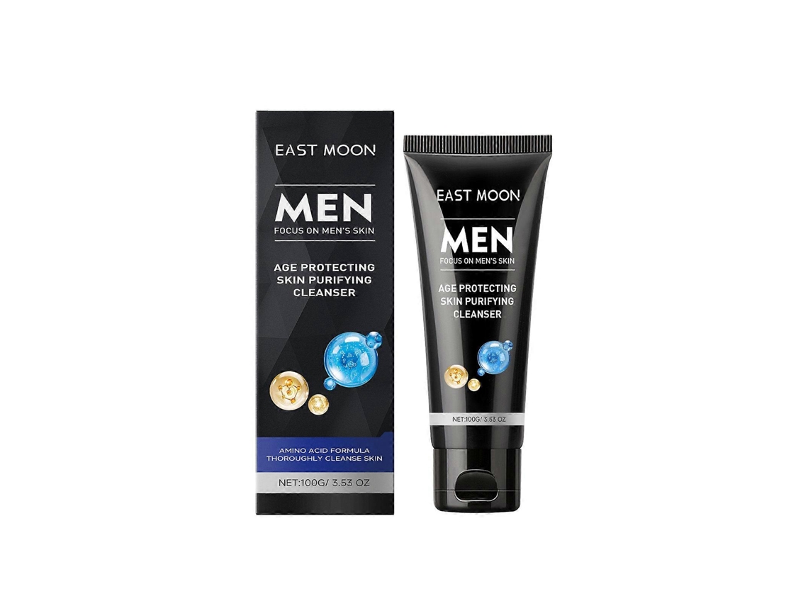 Sabonete Facial Masculino, Hidratante, Com Aminoácidos, Suave, Refrescante E Não Pegajoso.