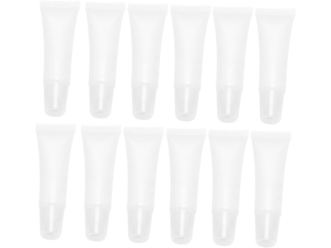60 Unidades De Tubos Labiais Transparentes Vazios E Recarregáveis, Recipientes Cosméticos Para Pomadas E Outros Produtos.