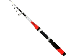 Vara de Pesca Mini Ultraleve Telescópica, ajustável, para carpa, água, doce | S/MARCA