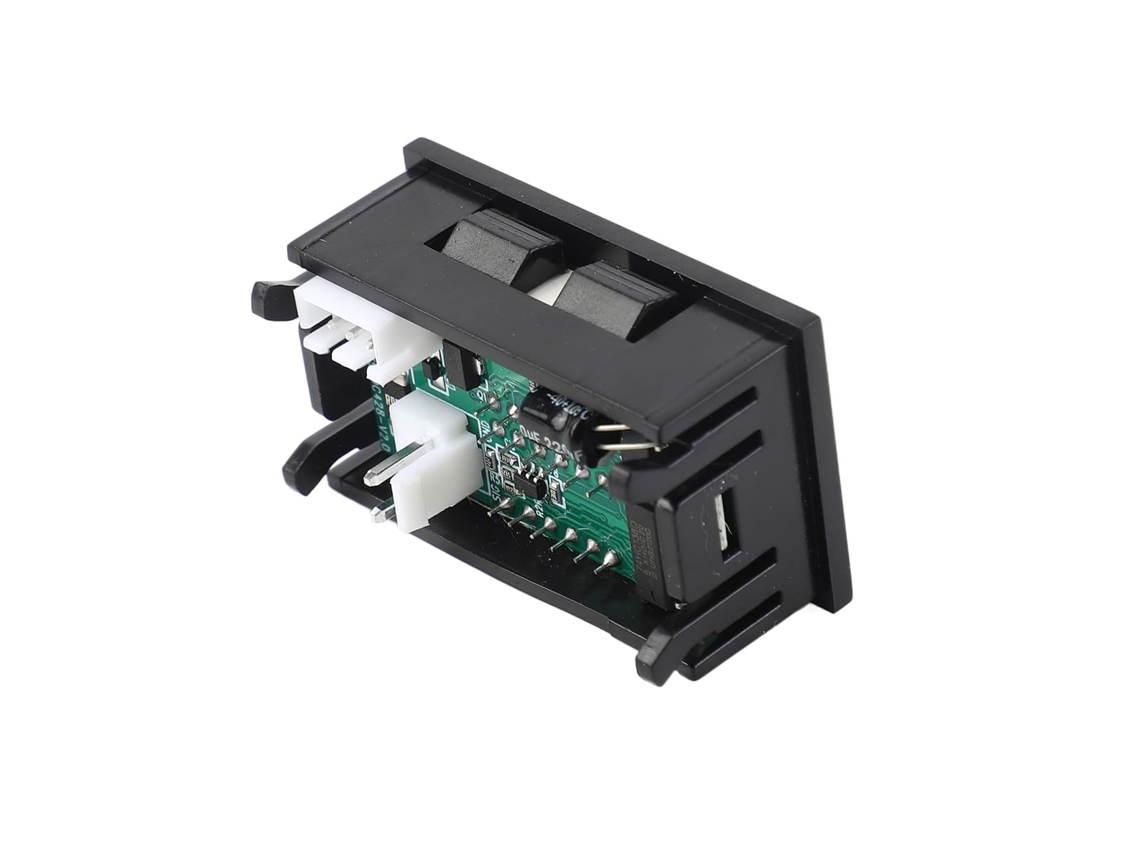 Voltímetro E Amperímetro Digital 10a Dc Com Display Led Nítido