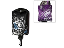 Saco de Compras Dobrável Flor de Borboleta Tecido Oxford Bolsa de Ombro Sacola Reutilizável GOKOCO