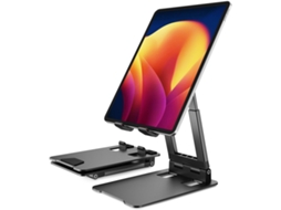 Suporte Para Tablet Dobrável E Ajustável Em Altura, Suporte De Alumínio Resistente, Compatível Com Tablets De 4 A 13 Polegadas SUNNY SPACES
